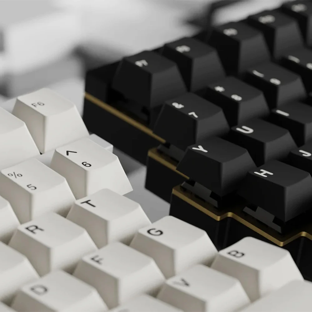 Механическая игровая клавиатура с 139 клавишами PBT, вишневый профиль, двойные колпачки клавиш для Filco Cherry Ducky iKBC