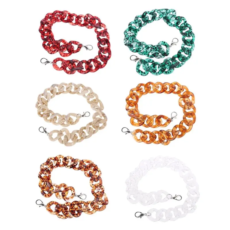 

Acrylic Replacement Purse Chain Strap for Handle Shoulder Crossbody Handbag Bag