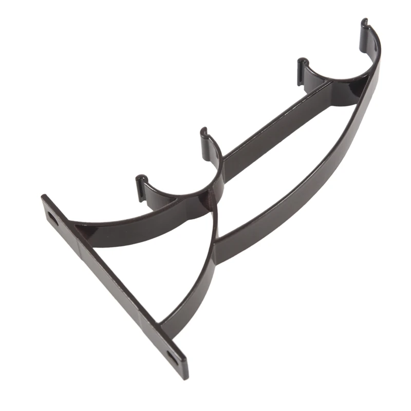 2 шт. двойной металлический держатель штор для 25 мм стержня глубокий