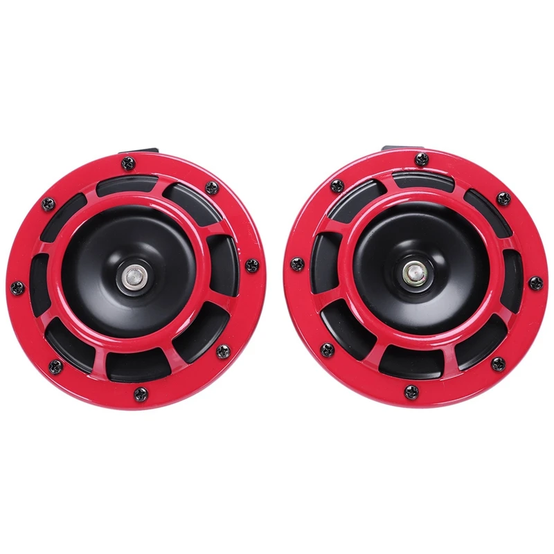 

Supertone Dual Car Grille Horn (Pair) 12V 139dB For Subaru Impreza WRX Evo New -Red