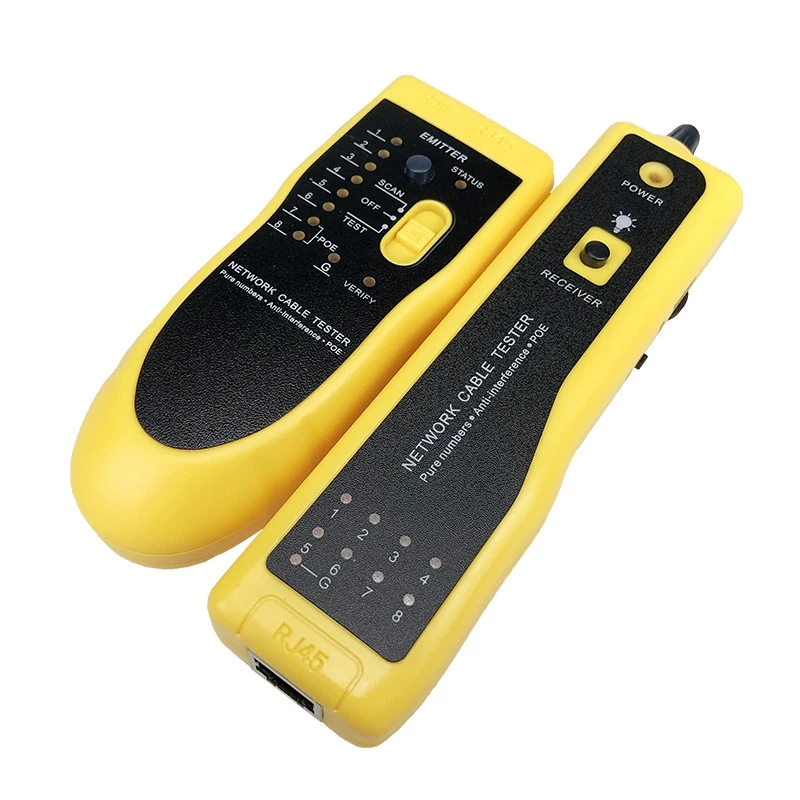 HOT-RJ11 RJ45 Network Cable Tester Telephone Wire Tracker POE Line Finder LAN Network Cable Tester Detector