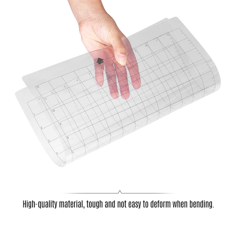 5 шт. сменный коврик для резки клейкий с мерной сеткой бумага разделочная доска