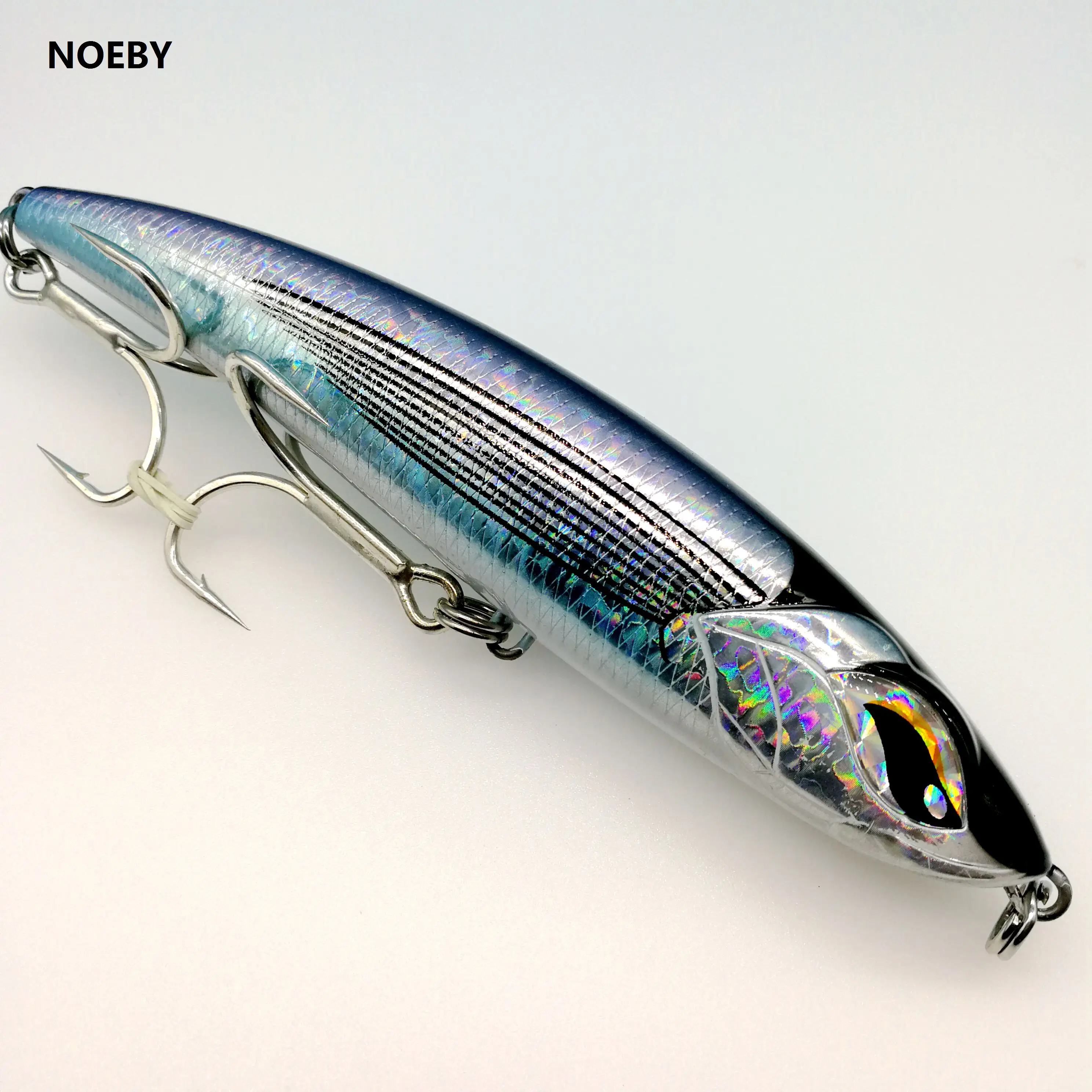 NOEBY 4 шт./лот новая Тонущая большая приманка для рыбалки карандаш 126,5 г/185 мм Морская Троллинг приманка через проволоку-конструкция для тунца GT морская рыба