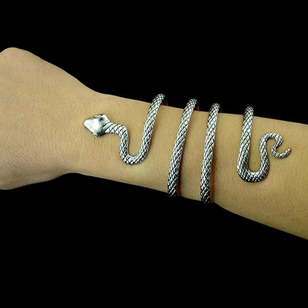 Винтажная богемная повязка на руку в стиле панк тибетский цвет имитация змеи