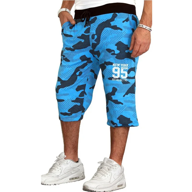 

ZOGAA Men's Jogging Fitness shorts blue red Camouflage Sport Shorts Sweatpants Running Training youth 2018 Summer men Gym Shorts
