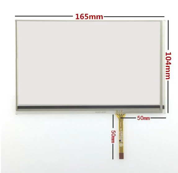 Новый сенсорный экран 7 дюймов 165*104 4-линейный дигитайзер стекло 165 мм * 104 |