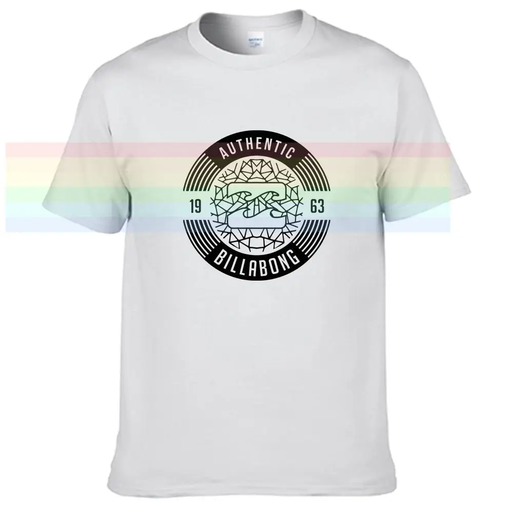 

1963 authentics Billabongs T Shirt For Men Limitied Edition Unisex surfing Brand T-shirt Cotton Amazing Short Sleeve Tops N92