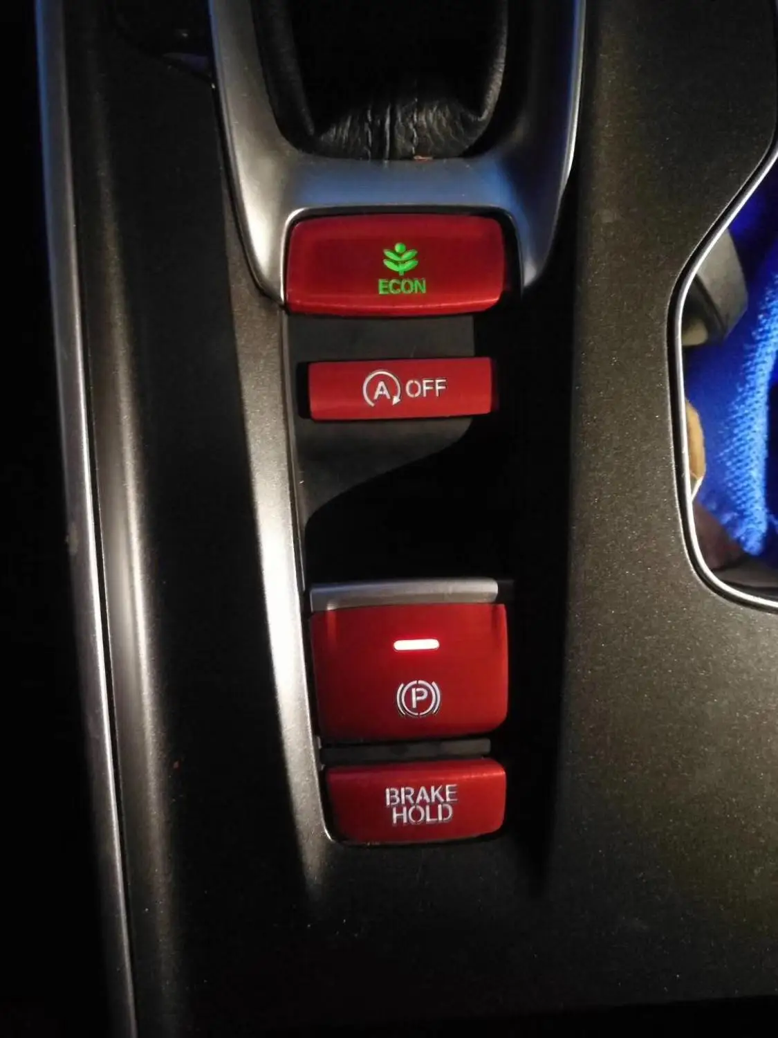 Электронный Кнопка Ручного Тормоза с блестками из алюминиевого сплава