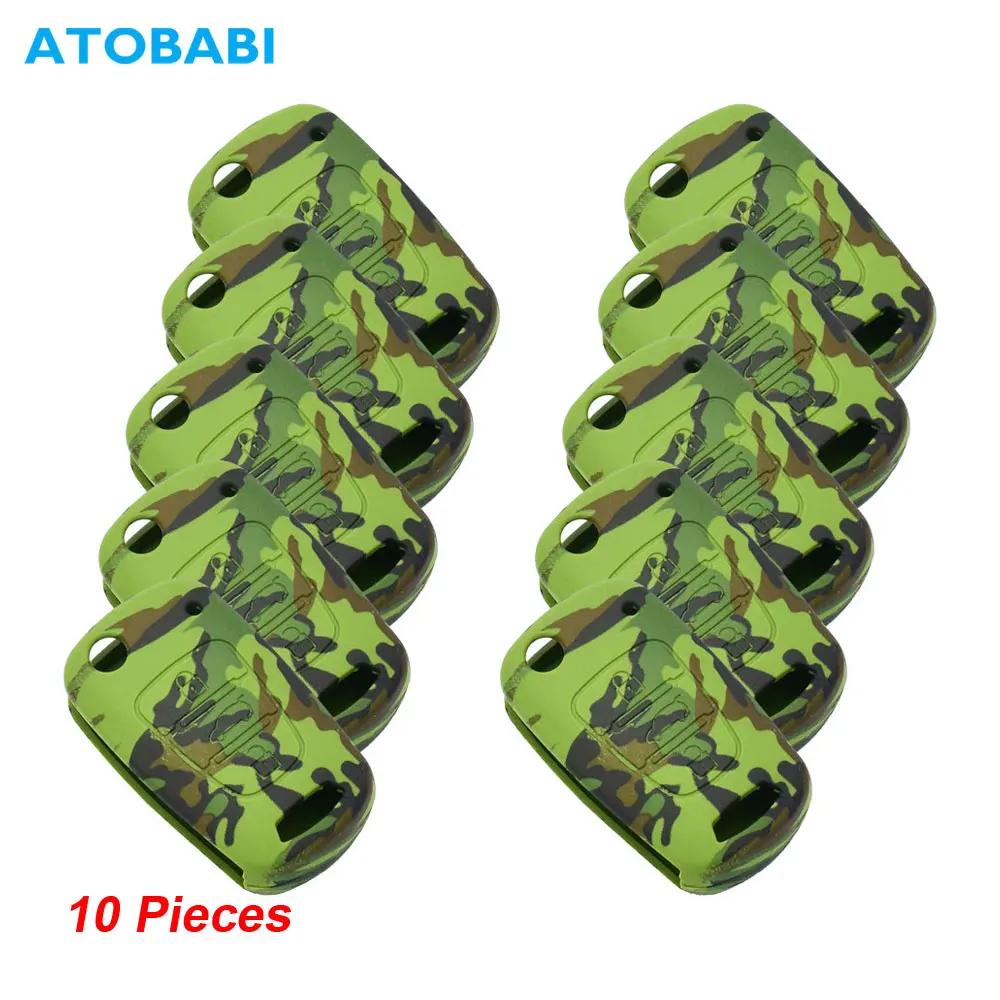 ATOBABI 10X Silicone 3 Buttons Remote Flip Car Key Case Fob Cover for Kia Rio Sportage Soul Ceed HYUNDAI i30 Verna Veloster i35 |
