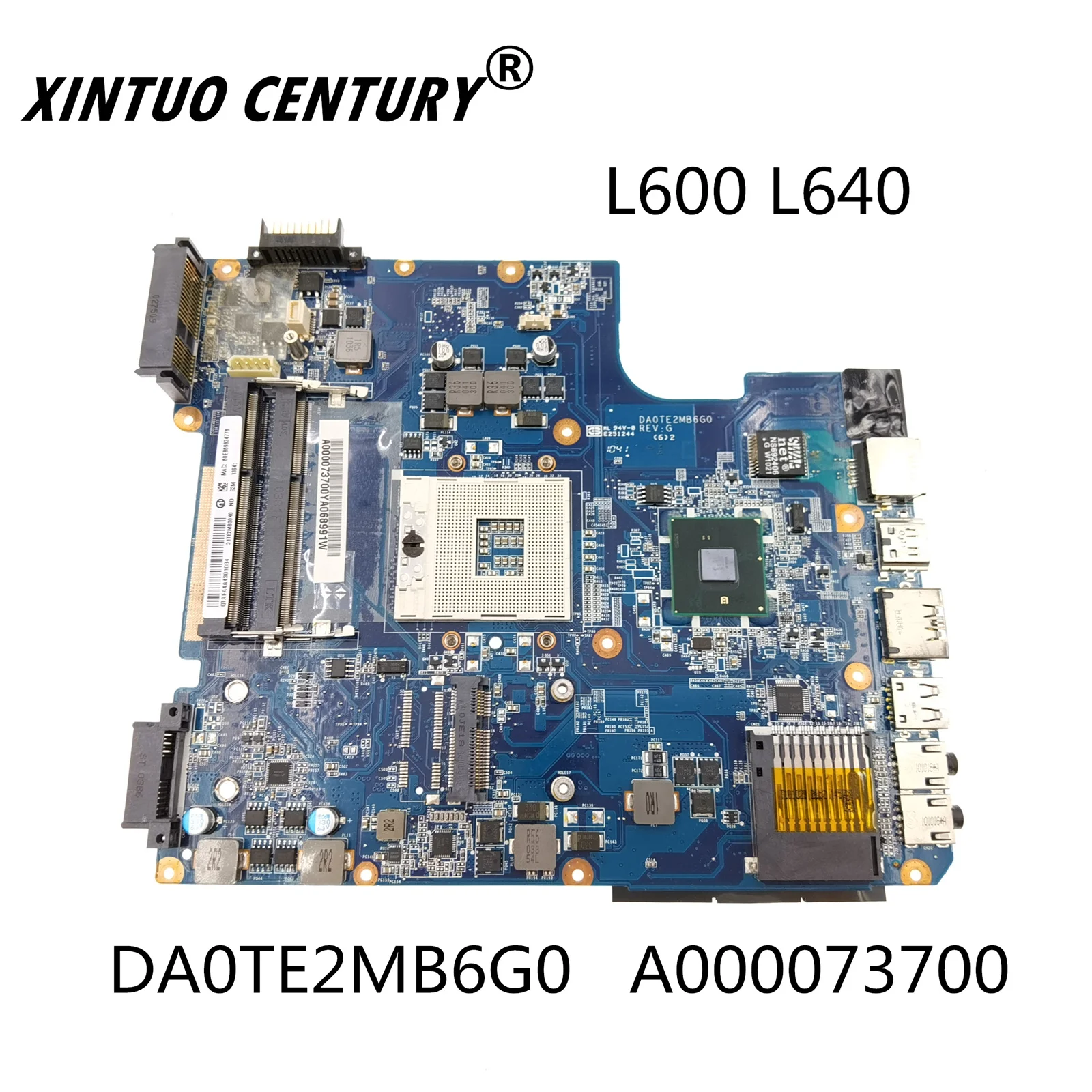 

For Toshiba Satellite L640 L645 mainboard A000073700 DA0TE2MB6G0 HM55 computador portátil placa-mãe 100% test