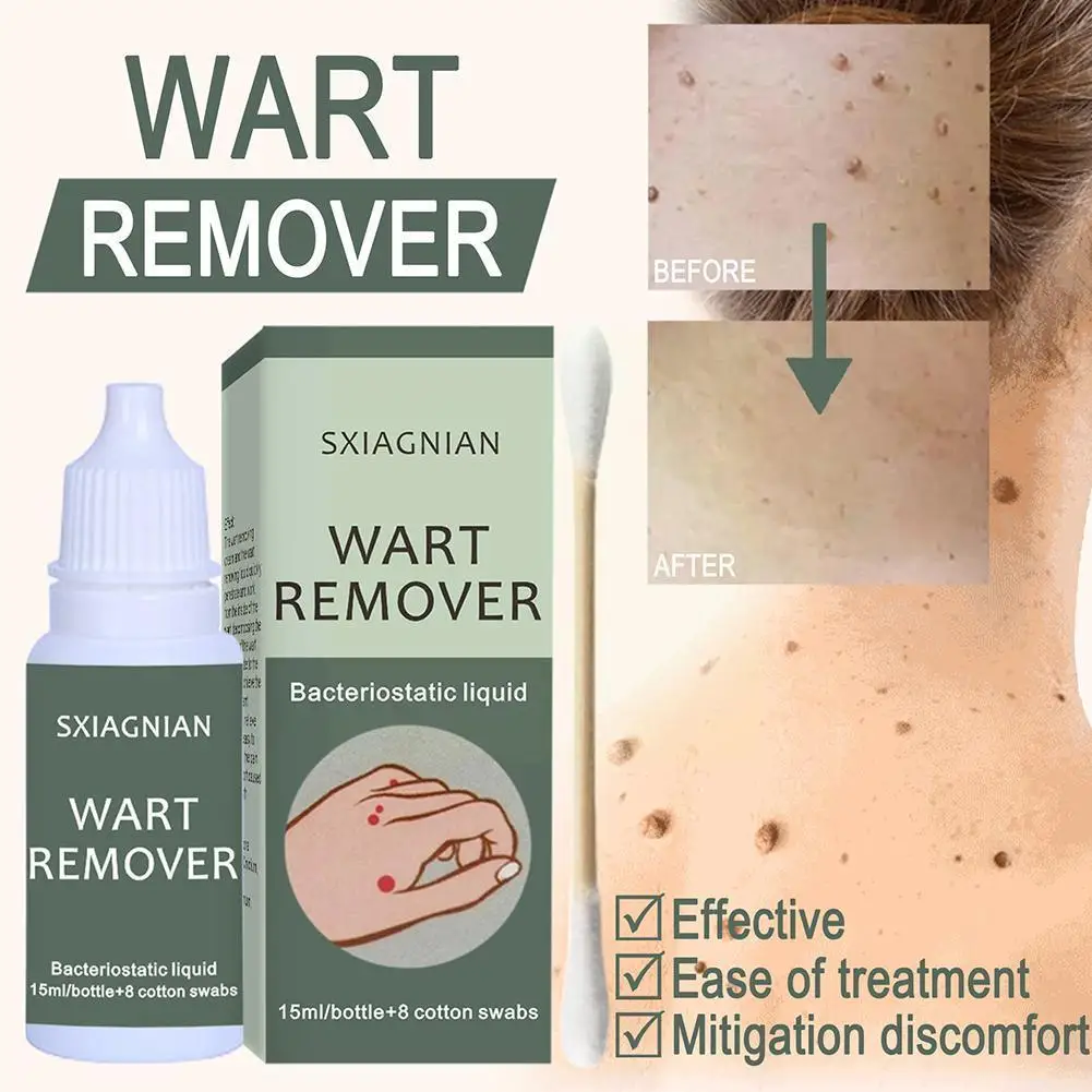 

15ml Skin Tag Remover Liquid Wart Treatment Instant Tool Mole&Papillomas Bacteriostatic Natural Repair Foot Corn Liquid Rem C9K7