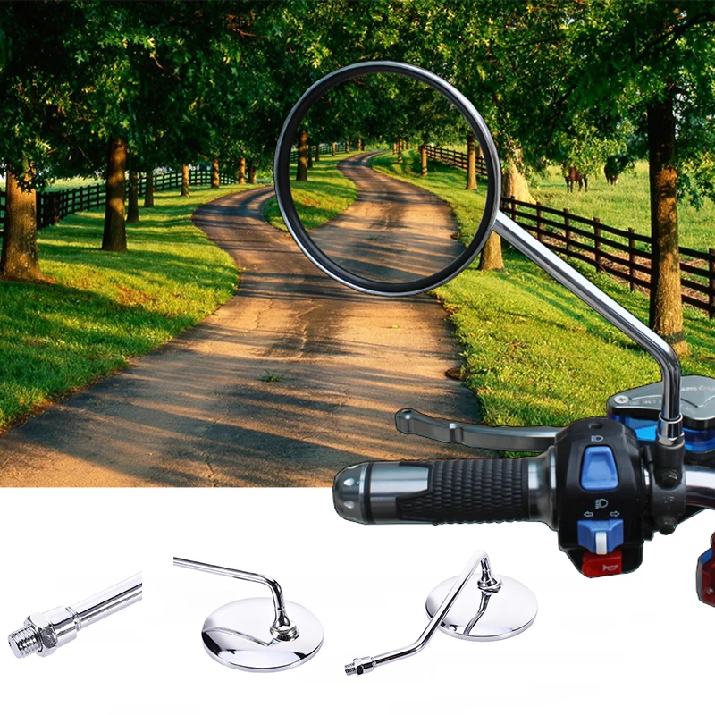 

For Spiegels Vespa Retrovisor Moto Ducati Monster 1100 Scooter Mirror Nmax 125 Retroviseur Moto Mirrors Motorcycle Mirrors