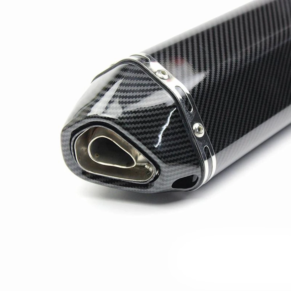 51 мм Универсальный мотоцикл Akrapovic выхлопной модифицированный глушитель труба