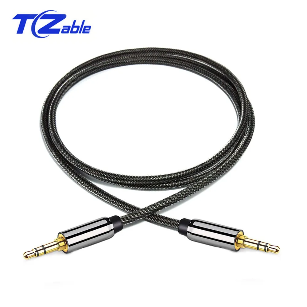 Штыревой соединитель к кабелю для подключения внешних устройств 3 5 мм с золотым