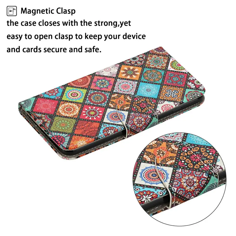 For Samsung A12 Leather case on For Samsung Galaxy A12 A 12 A32 A52 A72 M10 A02s Fundas Magnetic stand Holder Flip Wallet case