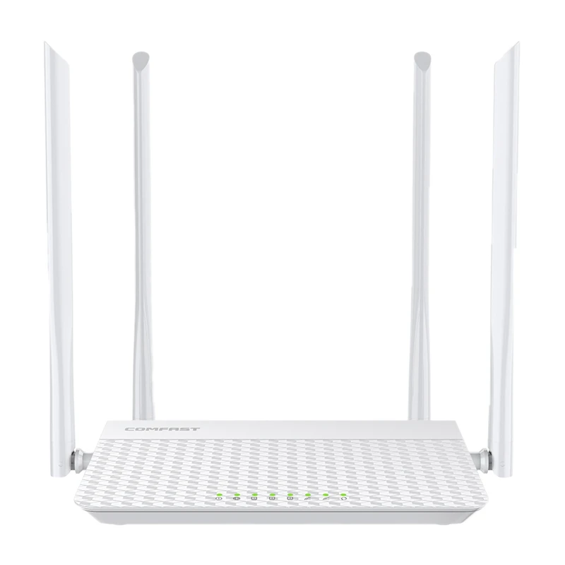 

N3V3 High-Speed Wireless Router Double Gigabyte Large Room Type Through Wall 1200M Dual-Frequency for Office(US Plug)