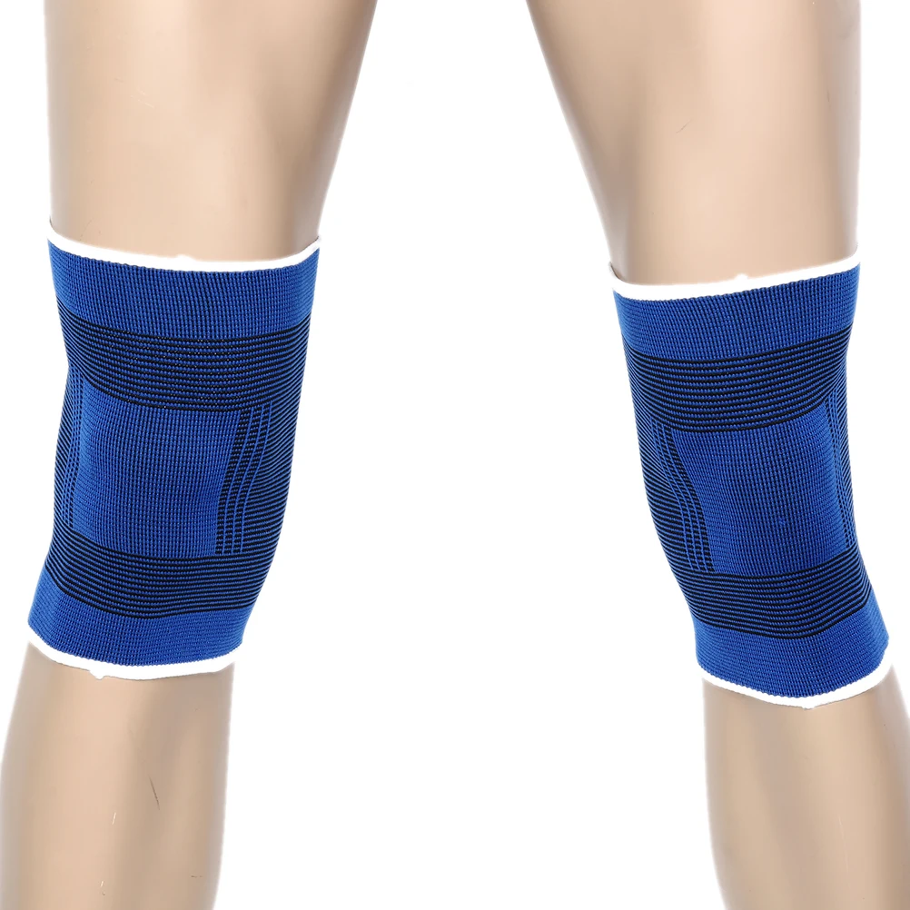 

2pcs Outdoor Sports Knees Pad Men Women Brace Leg Arthritis Injury Gym Sleeve Elasticated Bandage Pad Professional Knee Support