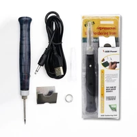 portable 5v 8w usb powered electric soldering iron solder pen welding gun hand tools kit fast heating outdoor welding tools