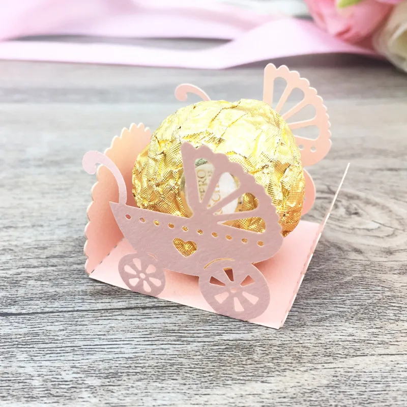 Лазерная резка Chocolatr бар свадебные сувениры и подарки Baby SHower Бумага коробка конфет бар свадебные и вечерние поставки, 50 шт в наборе