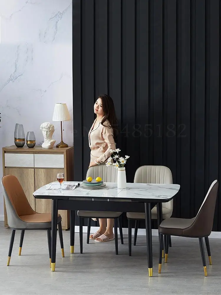 Обеденный стул в скандинавском стиле простой на спине стол для макияжа отеля