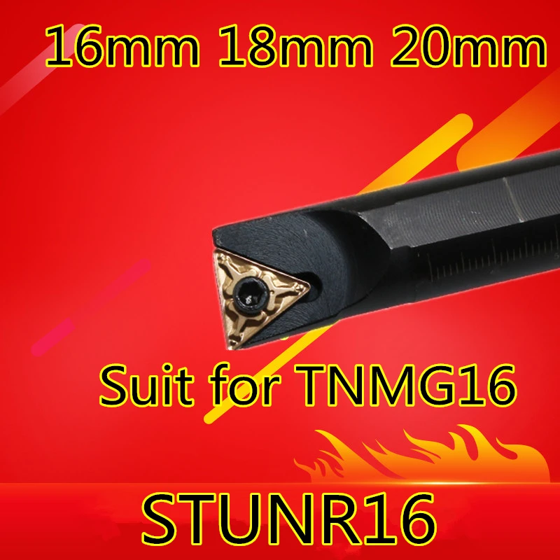 

S16Q-STUNR16/STUNL S18Q-STUNR16/STUNL S20R-STUNR16/STUNL16 Internal turning tools Use CNC Carbide Insert TNGX160404/TNMG160408