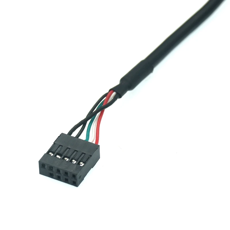 9-контактный внешний разъем для шасси адаптера шины USB2.0 со встроенным кабелем