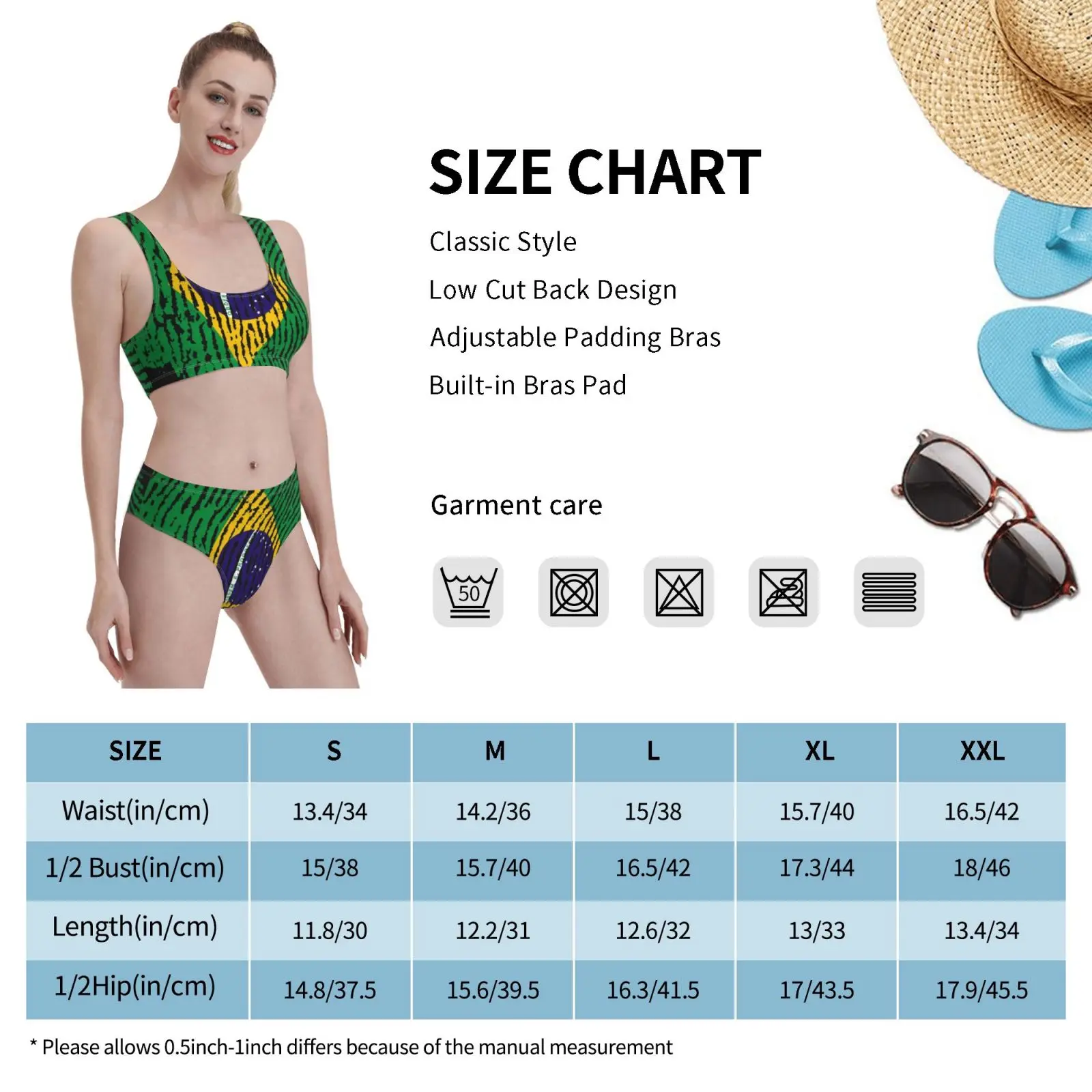 

Brazil Flag Swimsuit one piece Bikini Padded Brazil Brazil Flag Brazil Brazil Brazil National Flag Brazil Mouth Brazil
