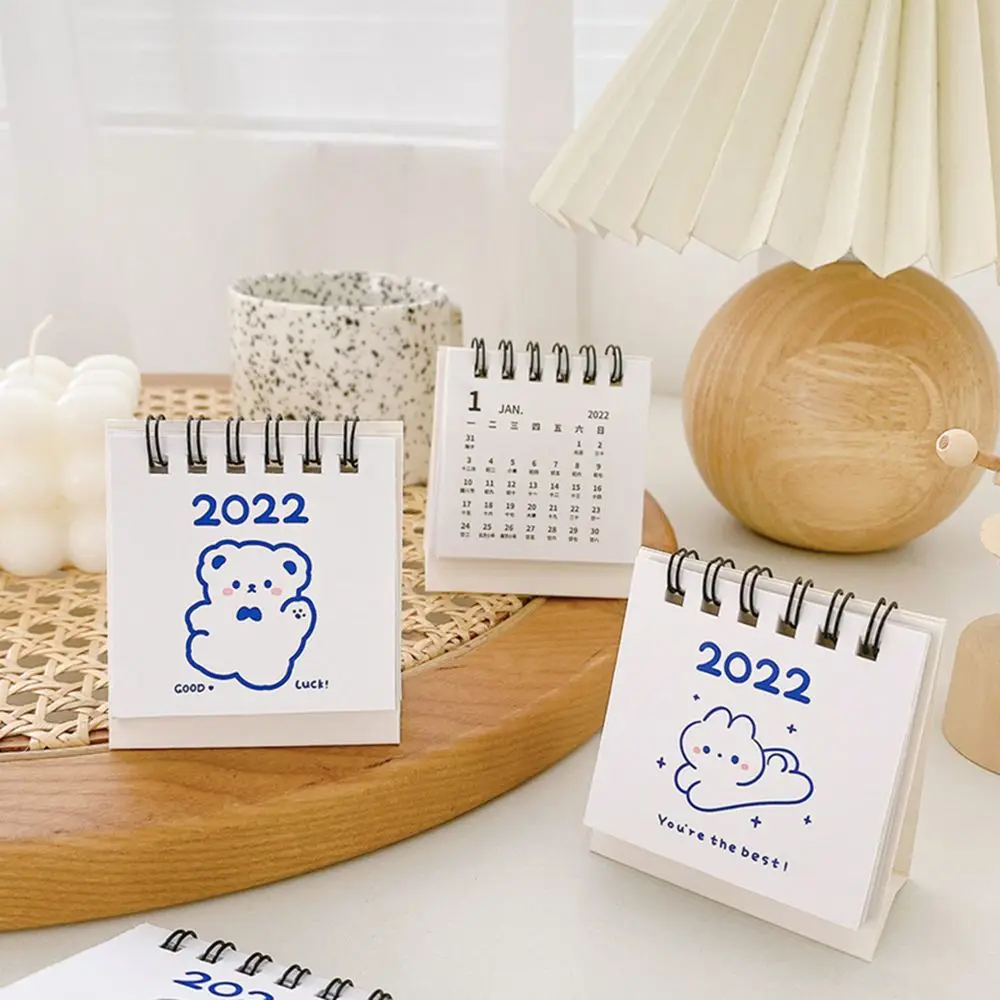 

Portable Plan Schedule Stationery Cute Timetable Bear Desk Dates Reminder 2022 Calendar Monthly Calendar Desk Calendar