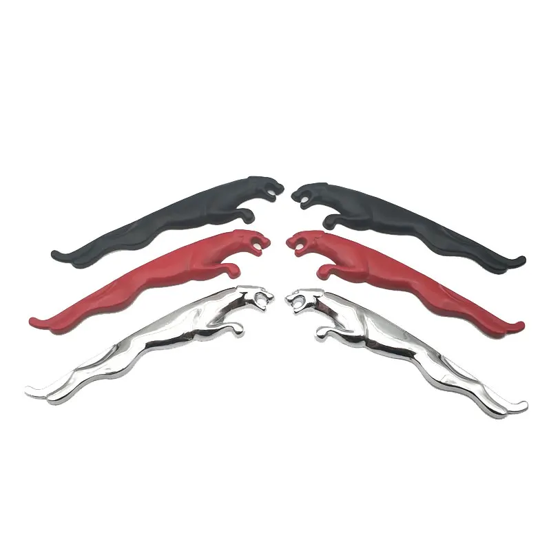 Автомобильный Стайлинг металлическая эмблема с леопардовым логотипом на