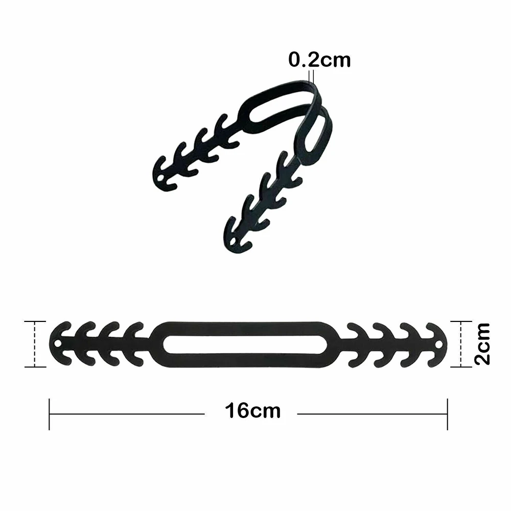 Силиконовая маска для лица 1/5/10 шт. регулируемый нескользящий удлинитель с