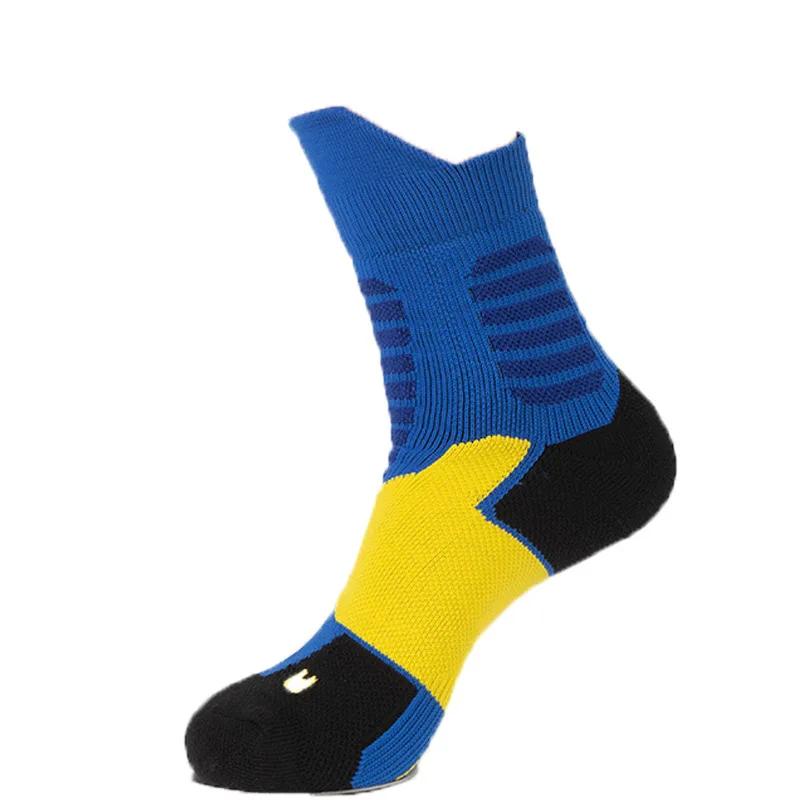 

New Elite Basketball Socks Thickened Bottom Sports Socks Middle Tube Printed Socks Wear Resistant Breathable Running Socks