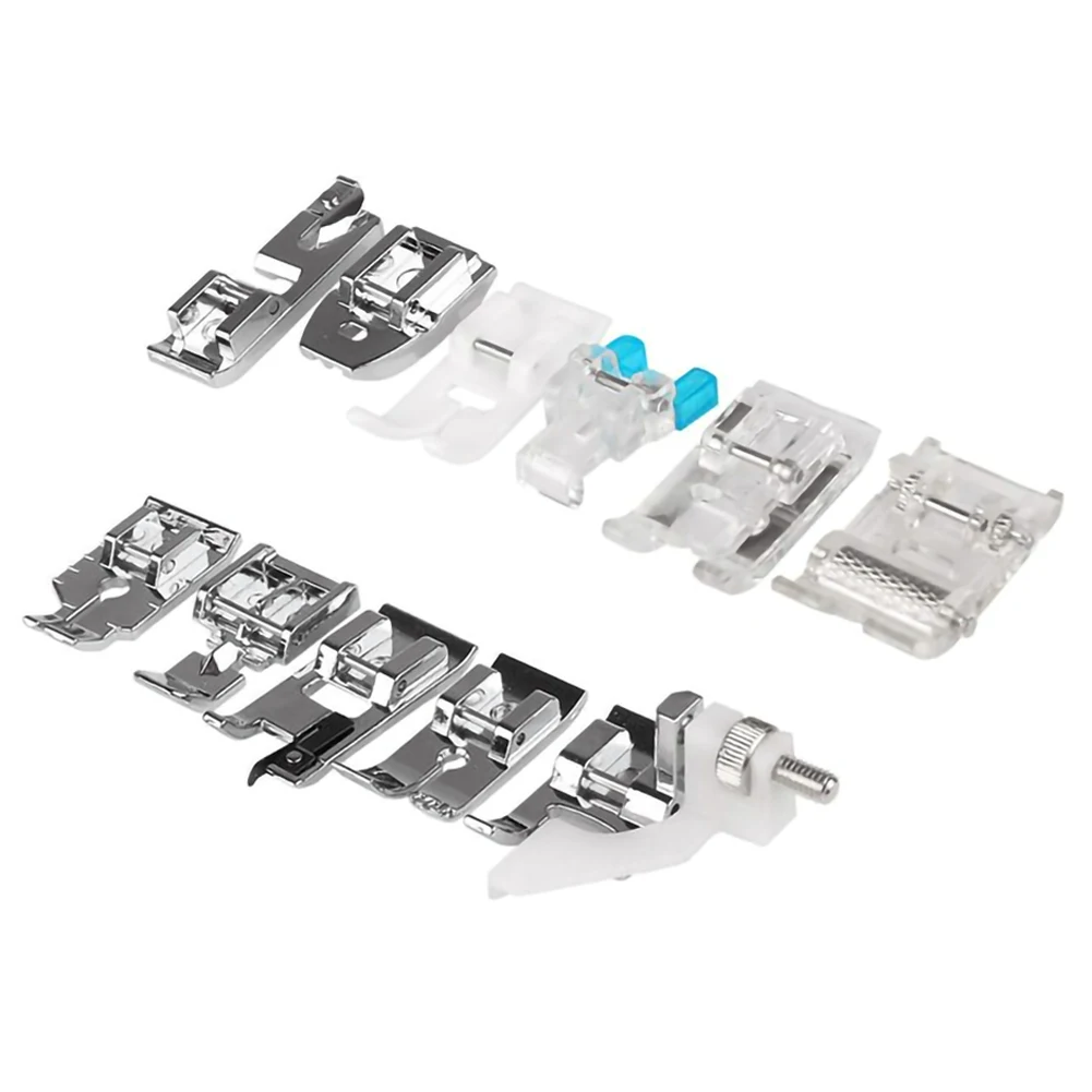 

11pcs Multifunction Presser Foot Spare Sewing Machine Parts Accessories for Singer Janome Sewing Tools & Accessory