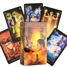 Карточная колода Arcanum Священная для самостоятельного ухода, ящерицы, Золотое искусство, наутир, таро мечты, настольная игра, Смит, Вайт Райдер, Звездные семена