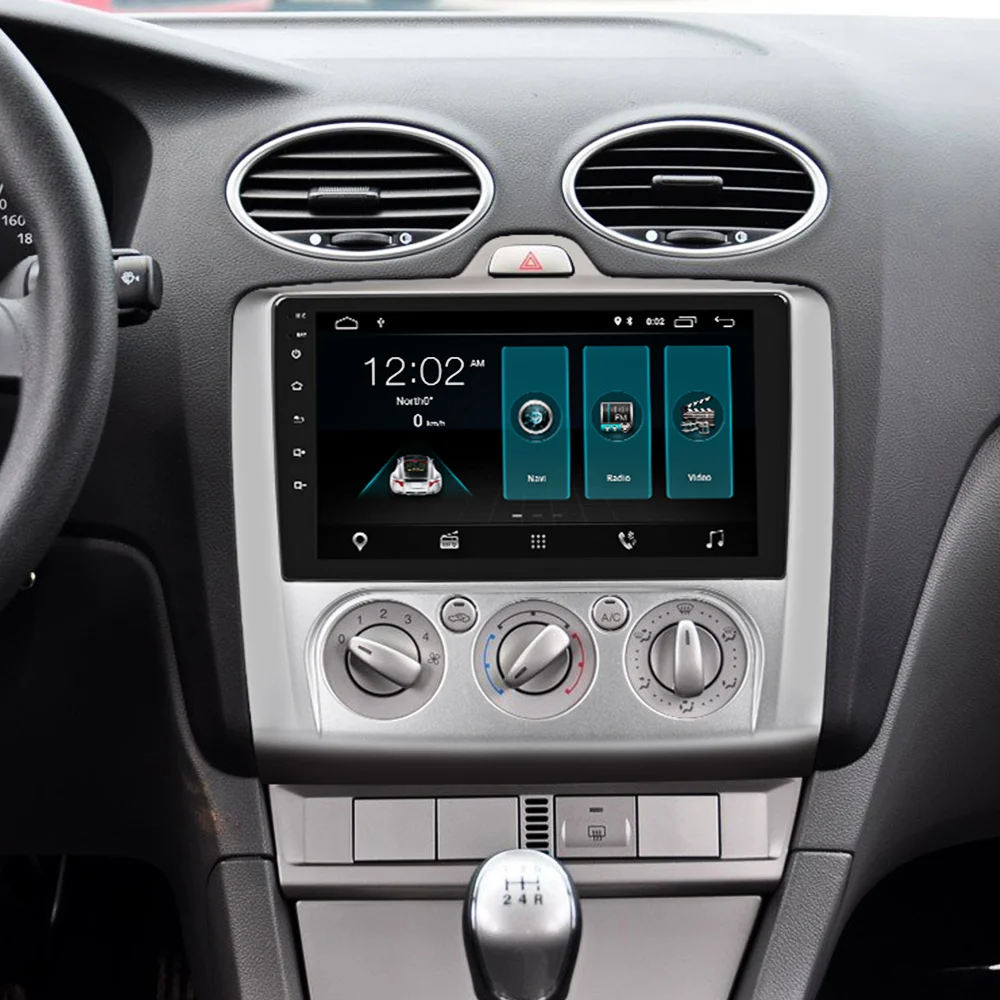 Автомобильный мультимедийный dvd-плеер для Ford Focus 2 MK2 2Din Android 9,0 Авторадио с навигацией gps стерео магнитола