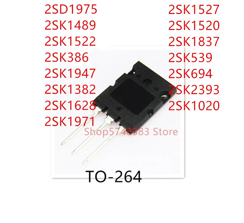 10PCS 2SD1975 2SK1489 2SK1522 2SK386 2SK1947 2SK1382 2SK1628 2SK1971 2SK1527 2SK1520 2SK1837 2SK539 2SK694 2SK2393 2SK1020