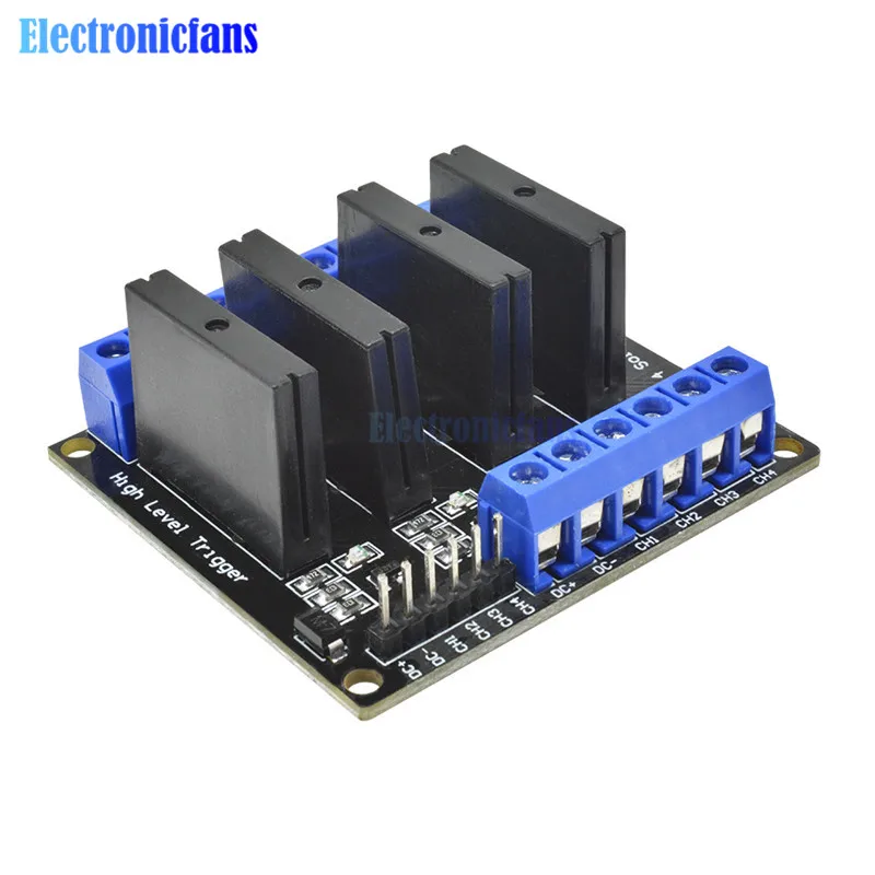 Твердотельный релейный модуль OMRON SSR 5 в 4 канала резистивный плавкий