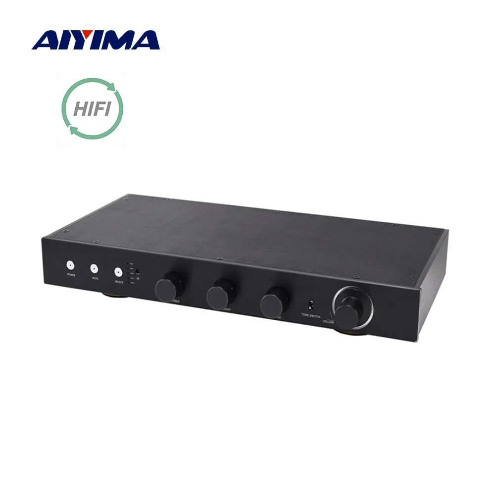 

Усилитель Hi-Fi предусилитель AIYIMA MBL6010, сбалансированный Предварительный усилитель с высокими частотами и басами, JRC5534, JRC5532, OP AMP, 220 В переменн...