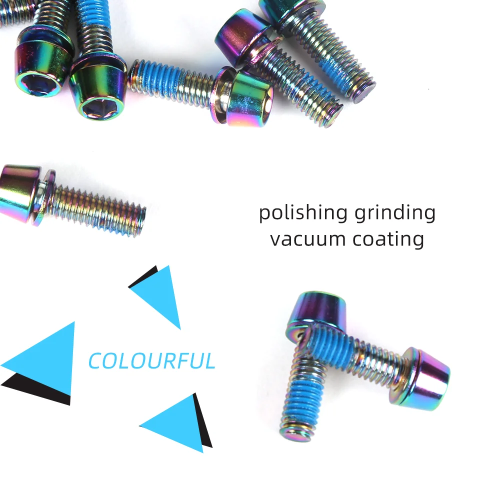 6 шт. тормозной зажим TANKE винт M6 * 18 для велосипеда горного болт Baliper с Basher Bcrew