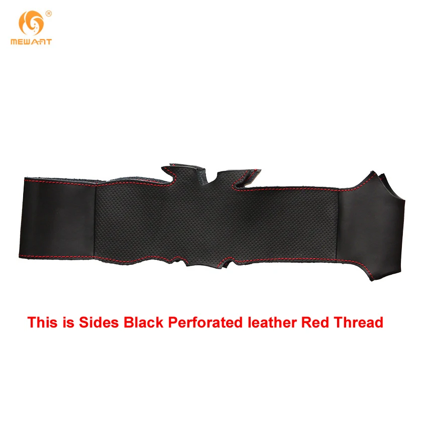 MEWANT черный чехол рулевого колеса автомобиля из искусственной кожи для Chevrolet Cruze