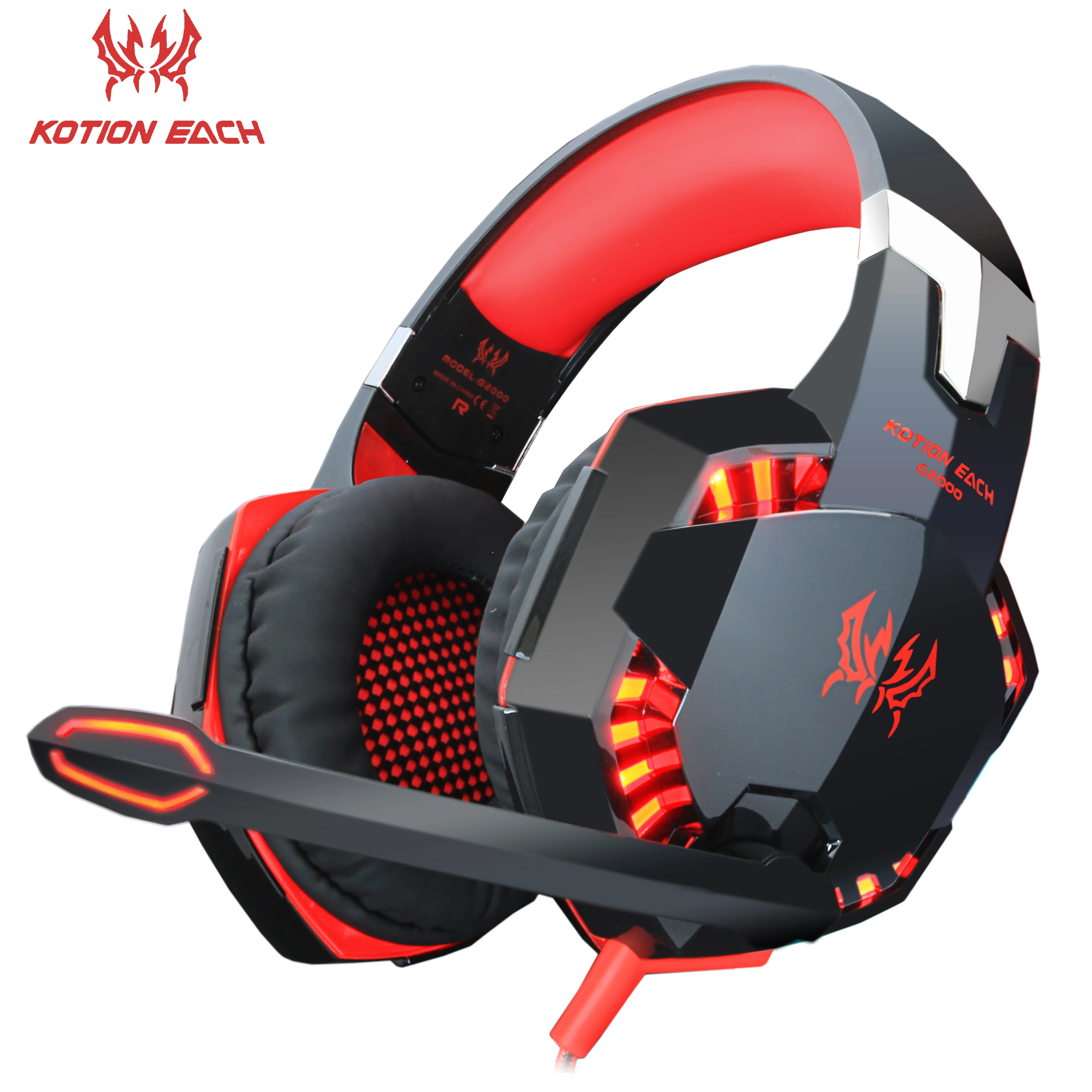 Игровая гарнитура KOTION EACH для PS4 проводные Игровые наушники с глубокими басами
