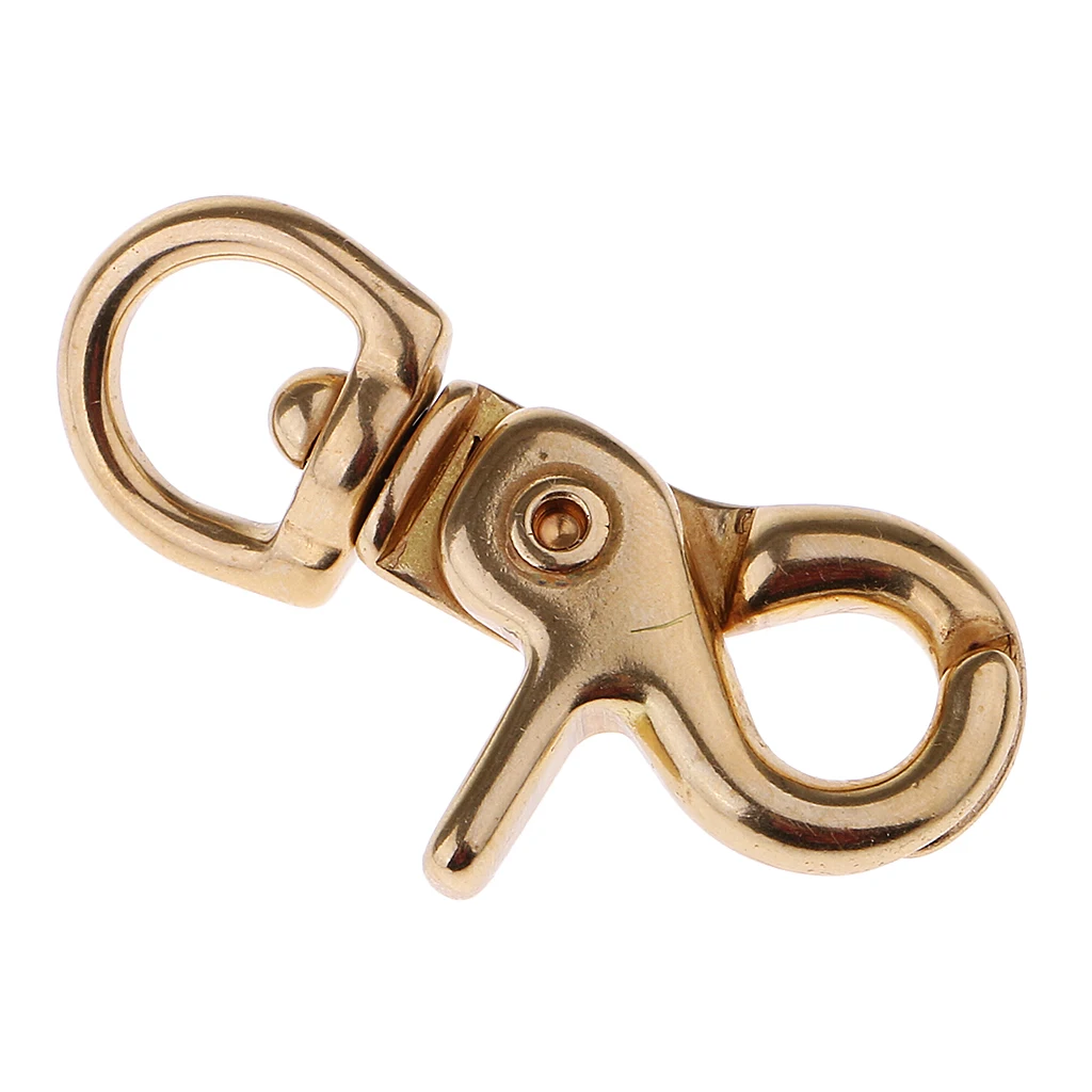 Metal Brass Swivel Lobster Clasp Snap Hook Keychain Key Ring straps for Handbag Jewellery Findings | Украшения и аксессуары