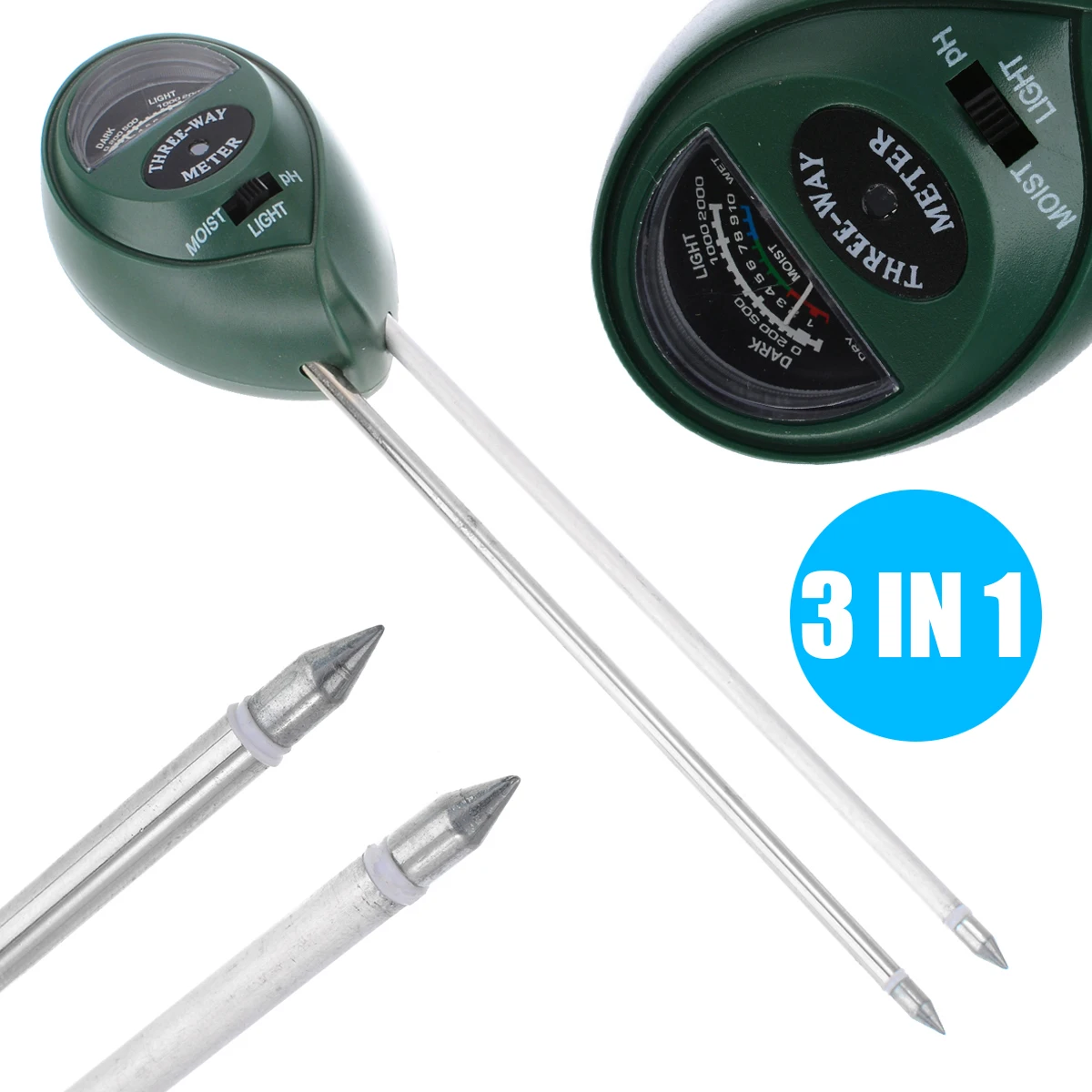 

1 pcs 6 x 28 x 5cm 3.5-8 PH Soil Tester Meter Garden Lawn Plant Pot Water Moisture PH Sensor Analysis Instruments PH Meters