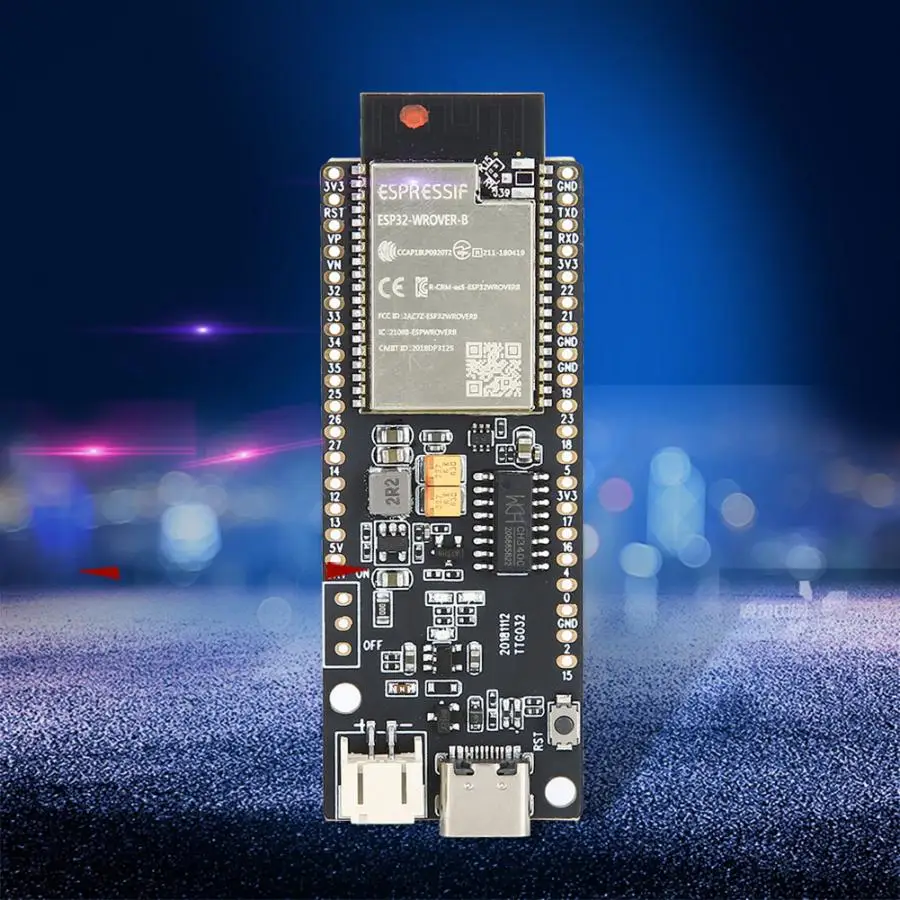 ESP32-WROVER-B Bluetooth-совместимый и Wi-Fi модуль 4 Мб флэш-памяти литиевая батарея Интерфейс