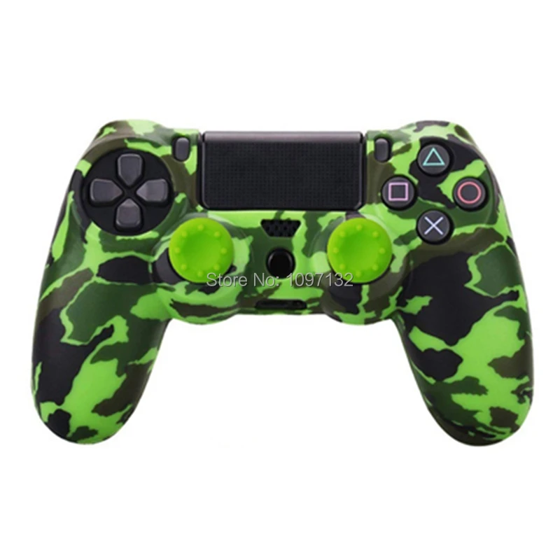 Защитный чехол для контроллера Sony Playstation 4 силиконовый камуфляжный геймпада Dualshock