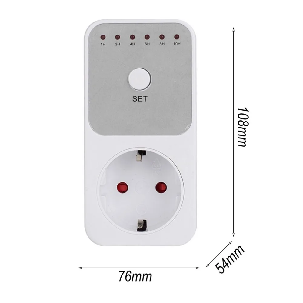 Мини светодиодный таймер обратного отсчета 120V 15A 1h 10h розетка контроль Plug in Time для