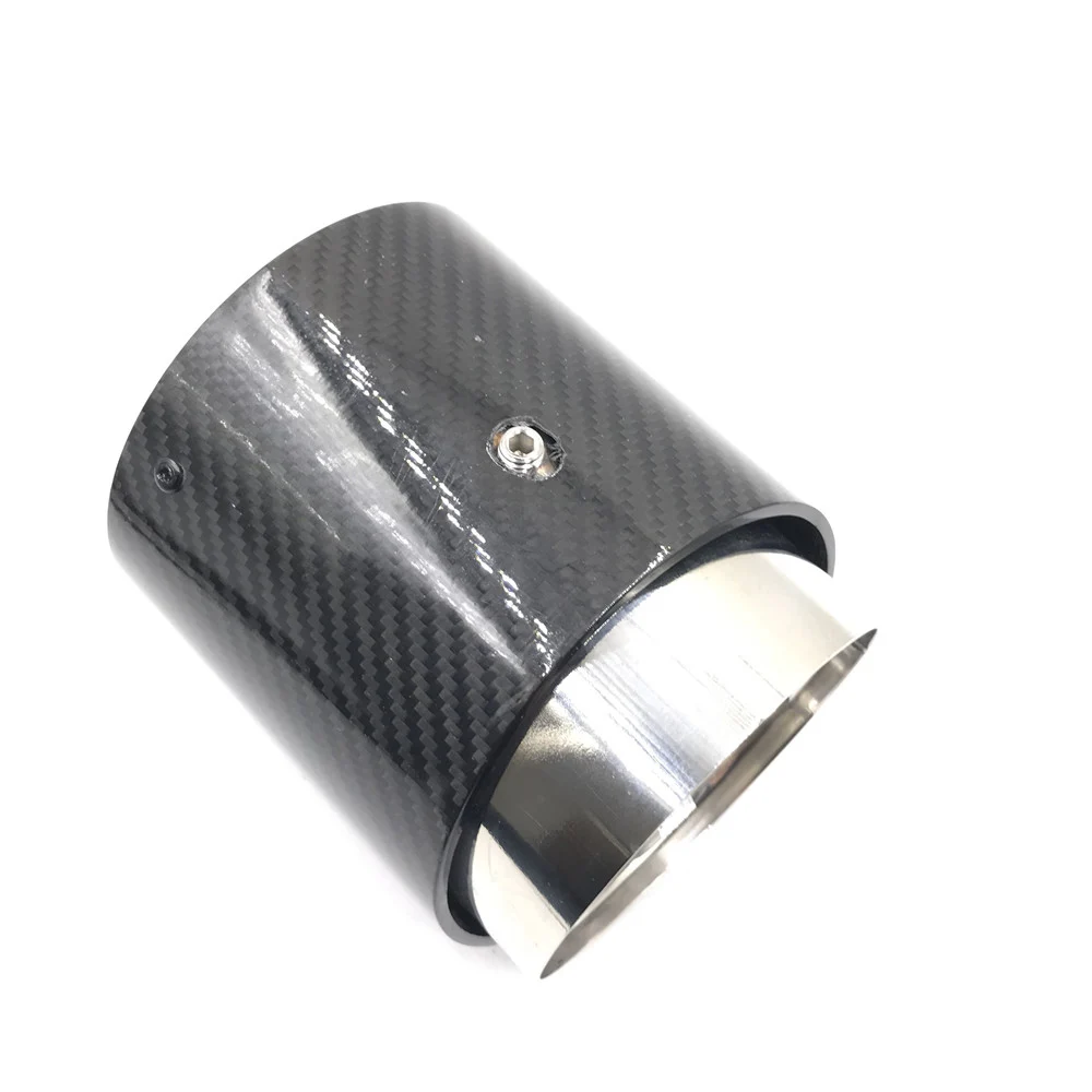 1 шт. наконечники выхлопного глушителя из углеродного волокна 3K для MINI Cooper S R55 R56 R57