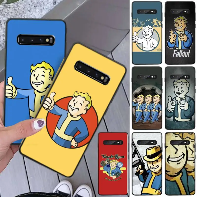 

Fallout DIY Printing Drawing Phone Case Black TPU Soft For Samsung Galaxy S8 S9 S10e S20 PLUS J6 J600 Cases Cover