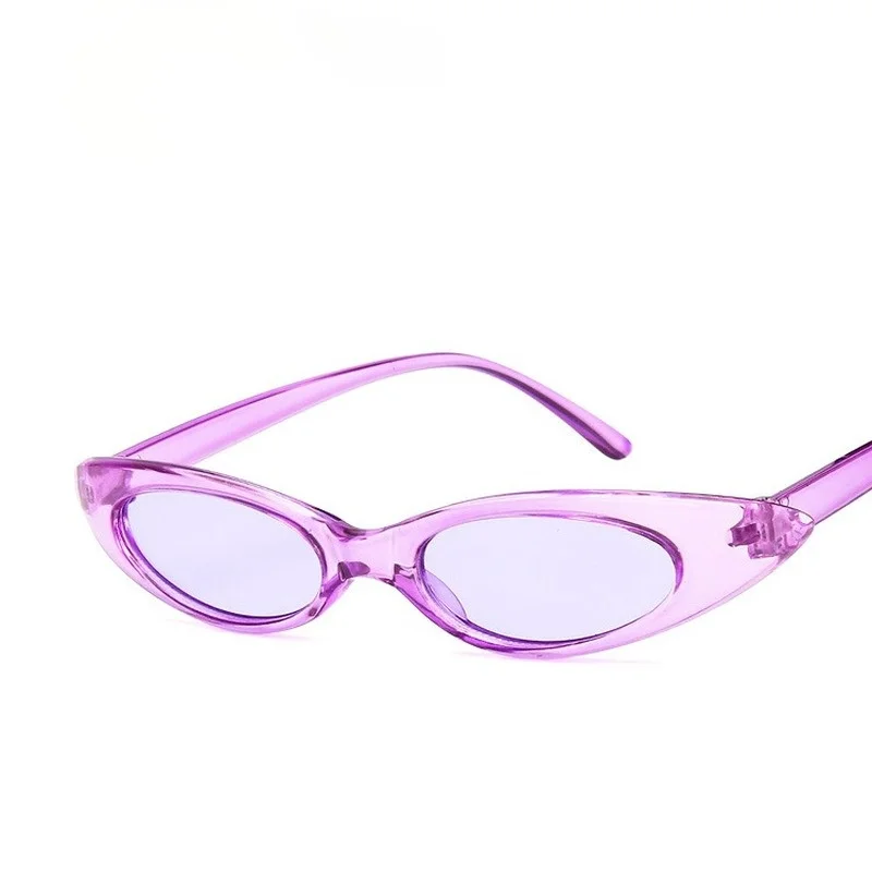 

Transparent Oval Cat-eye Sunglasses Small Frame Glasses Drop-shaped Sunglasses Women