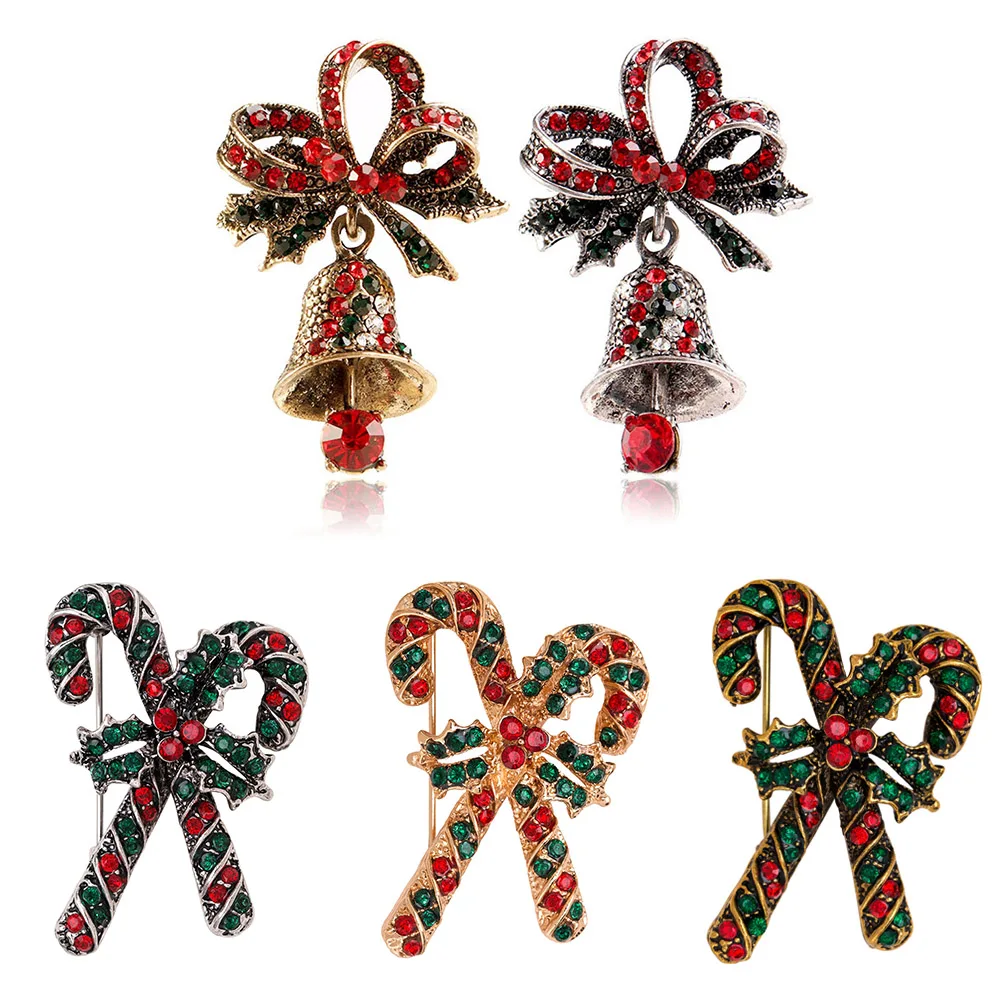 Лидер продаж креативные Рождественские Броши рождественские подарки Санта