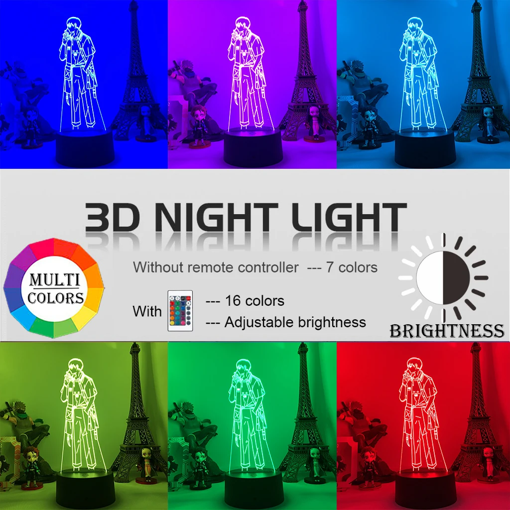 Аниме Haikyuu кагеяма тобио ночной Светильник для Украшения в спальню детский